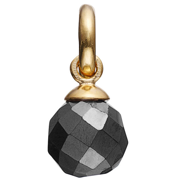 STORY by Kranz & Ziegler GP Faceted Hematite Charm-342210
