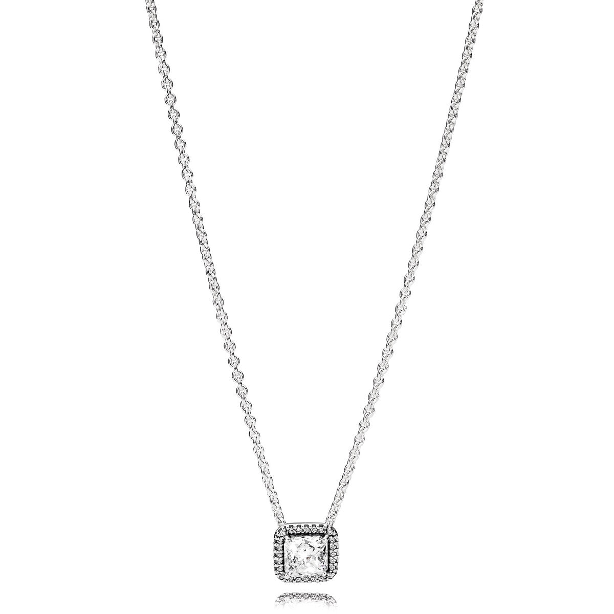 Timeless Elegance Clear CZ Necklace