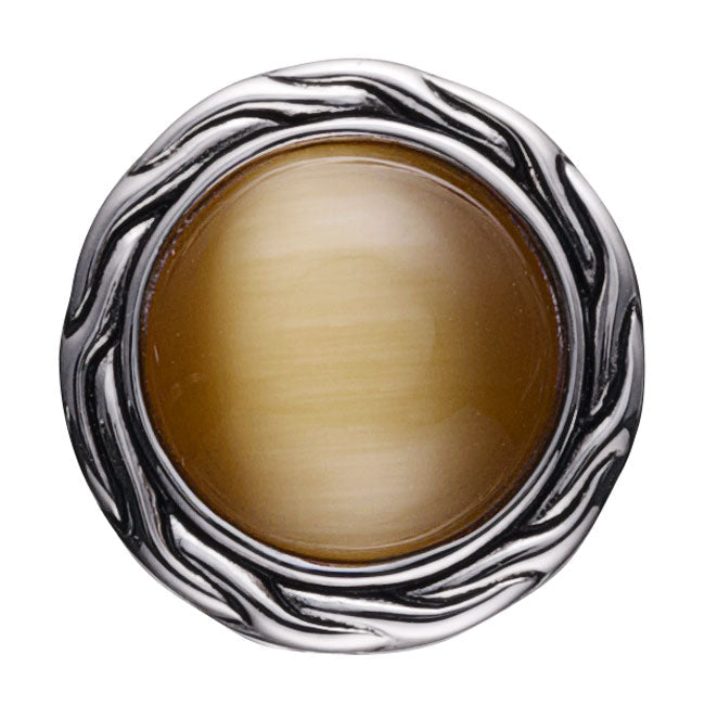 STORY by Kranz & Ziegler Olive Cat's Eye Button RETIRED ONLY 3 LEFT!-342181