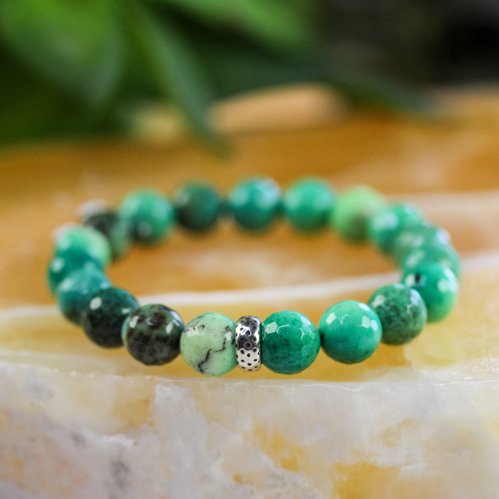 8mm Agate Stretch Bracelet