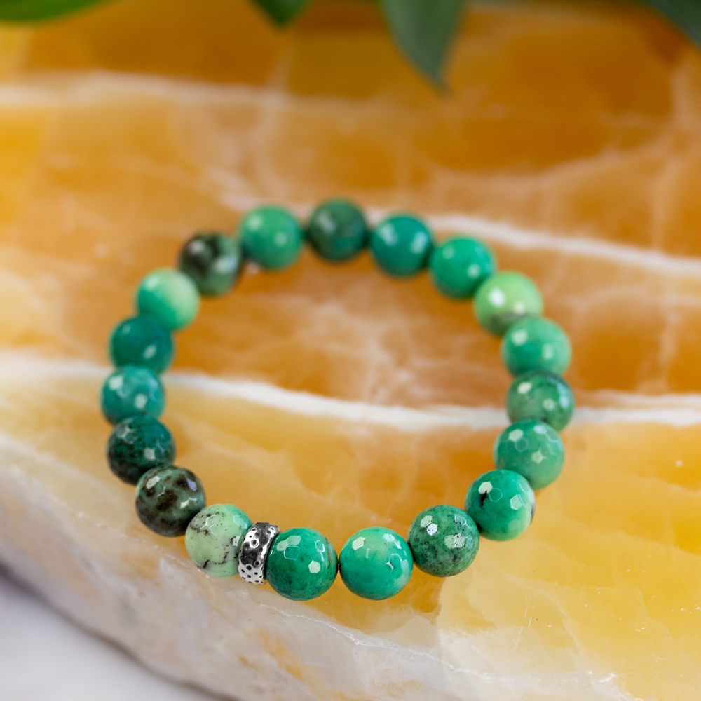 8mm Agate Stretch Bracelet