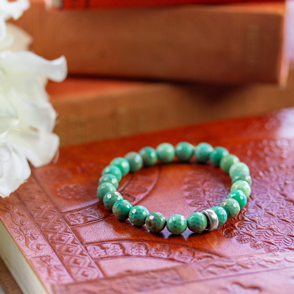 6mm Agate Stretch Bracelet