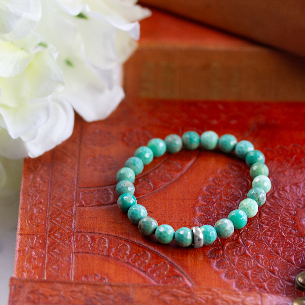 6mm Agate Stretch Bracelet