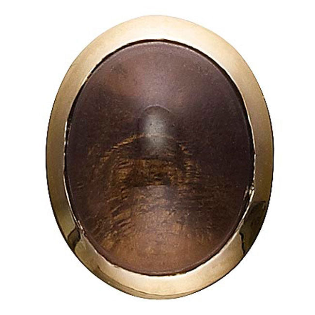 STORY by Kranz & Ziegler Gold Plated Smokey Quartz Button RETIRED ONLY 1 LEFT!-339435