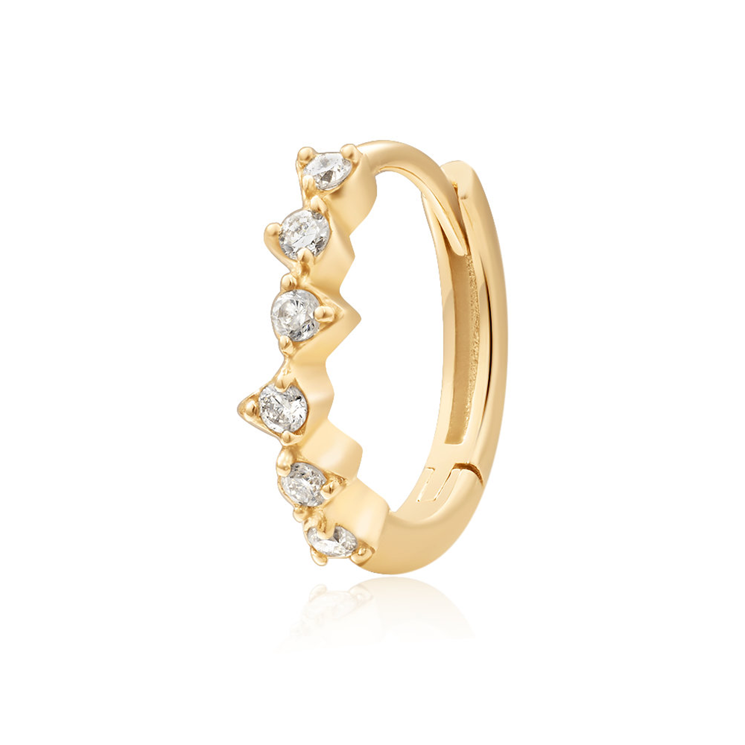 SAMARA | Lab-Grown Diamond Huggie Hoop