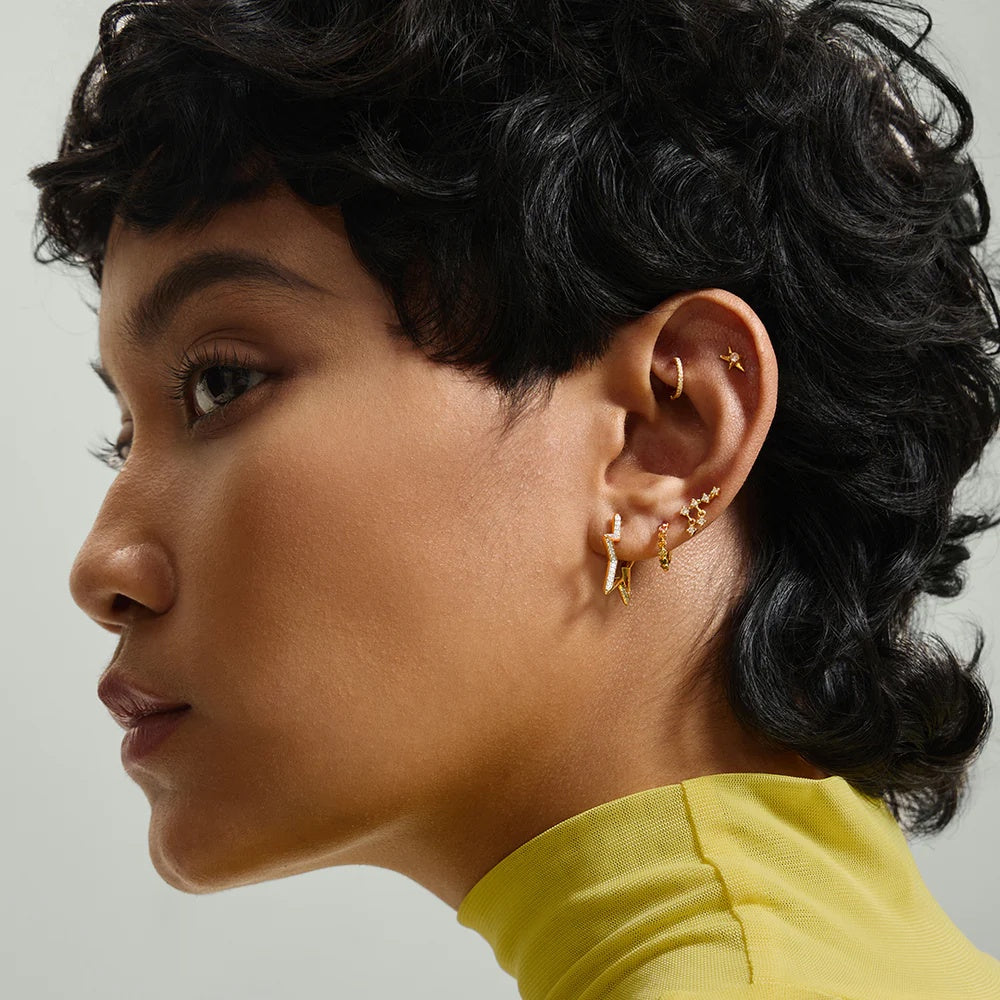 REBA | Lab Grown Diamond Huggie Hoop