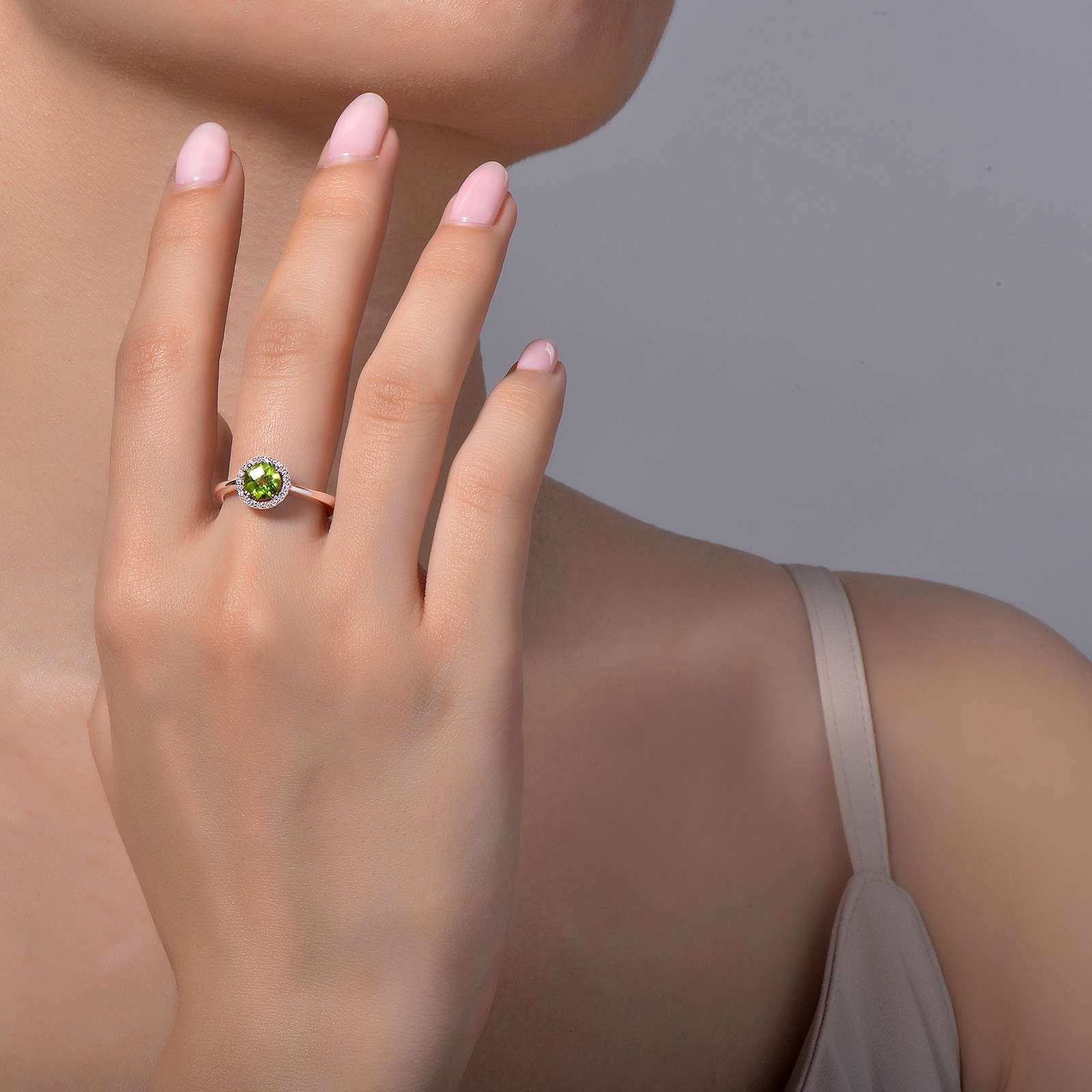 Peridot August Birthstone Ring