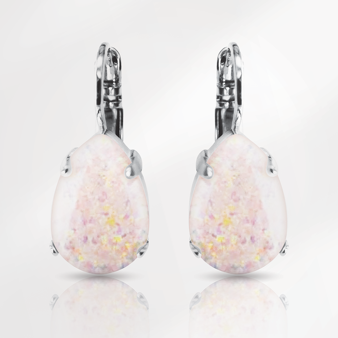 Pear Leverback 'Magic' Earrings