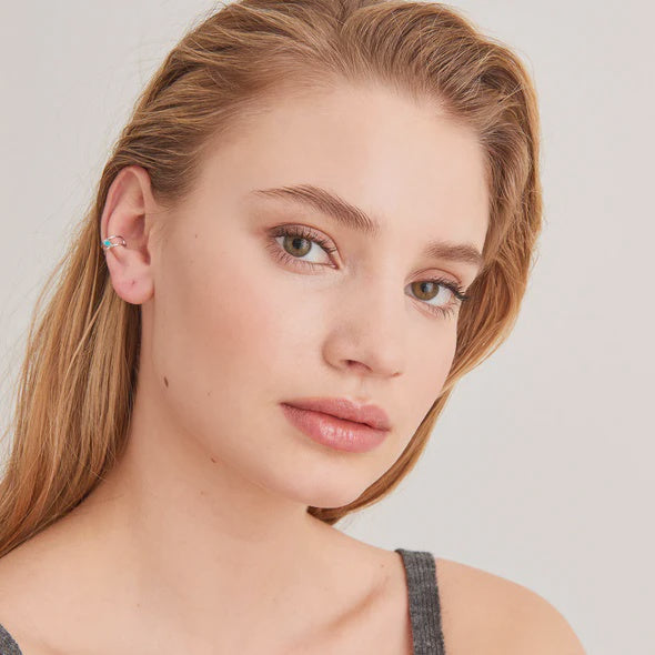 Turning Tides - Tidal Turquoise Ear Cuff