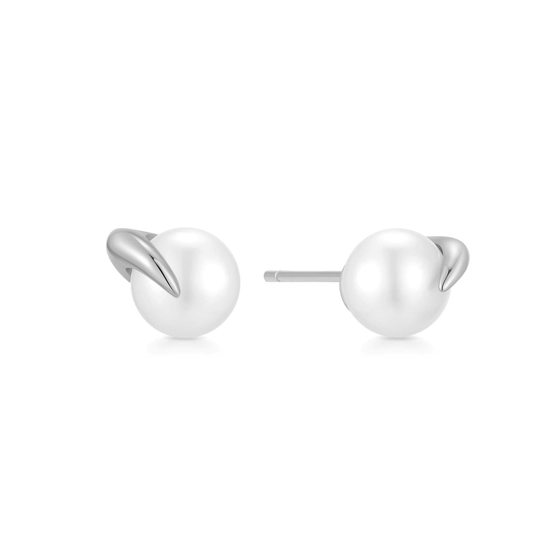 Reimaginer - Pearl Claw Stud Earrings
