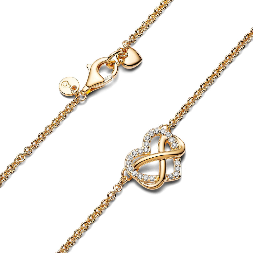 Sparkling Infinity Heart Jewelry Set