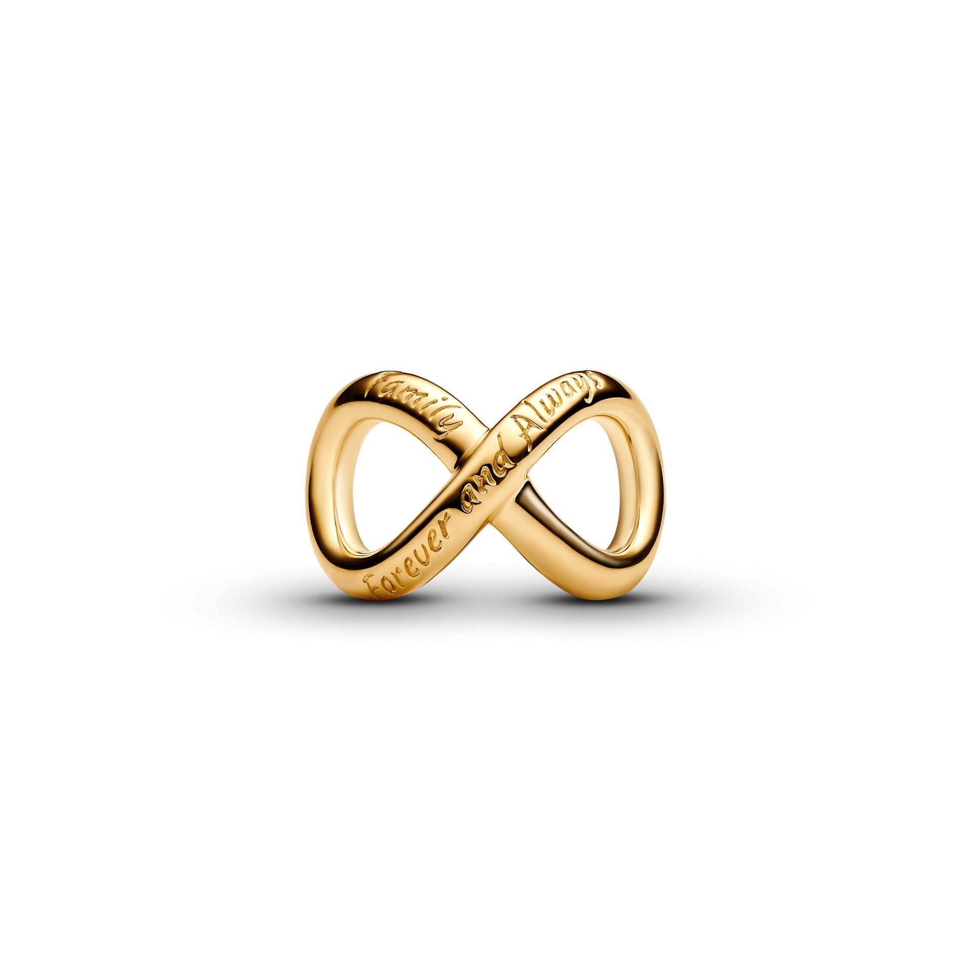 14k Gold-Plated Forever & Always Infinity Charm