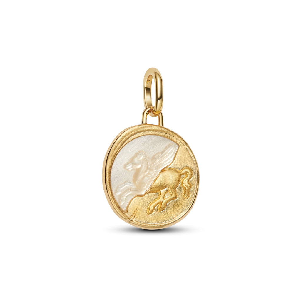 Pegasus Medallion Pendant Necklace