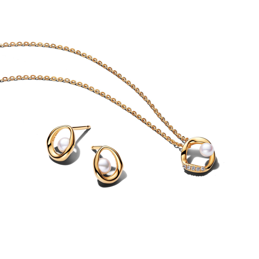 Organic Sparkle and Pearl Jewelry Gift Set