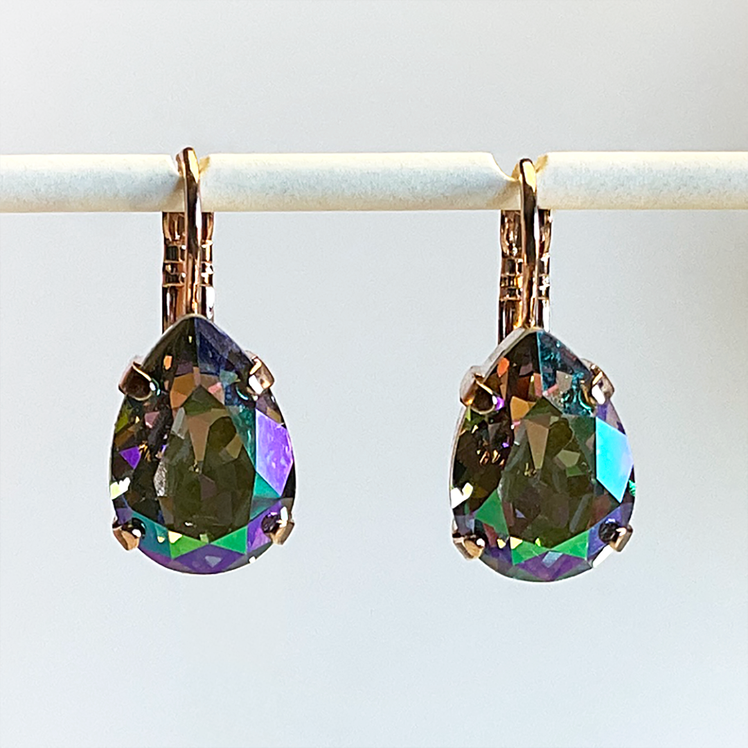 Pear Leverback Sun-Kissed 'Paradise Shine' Earrings