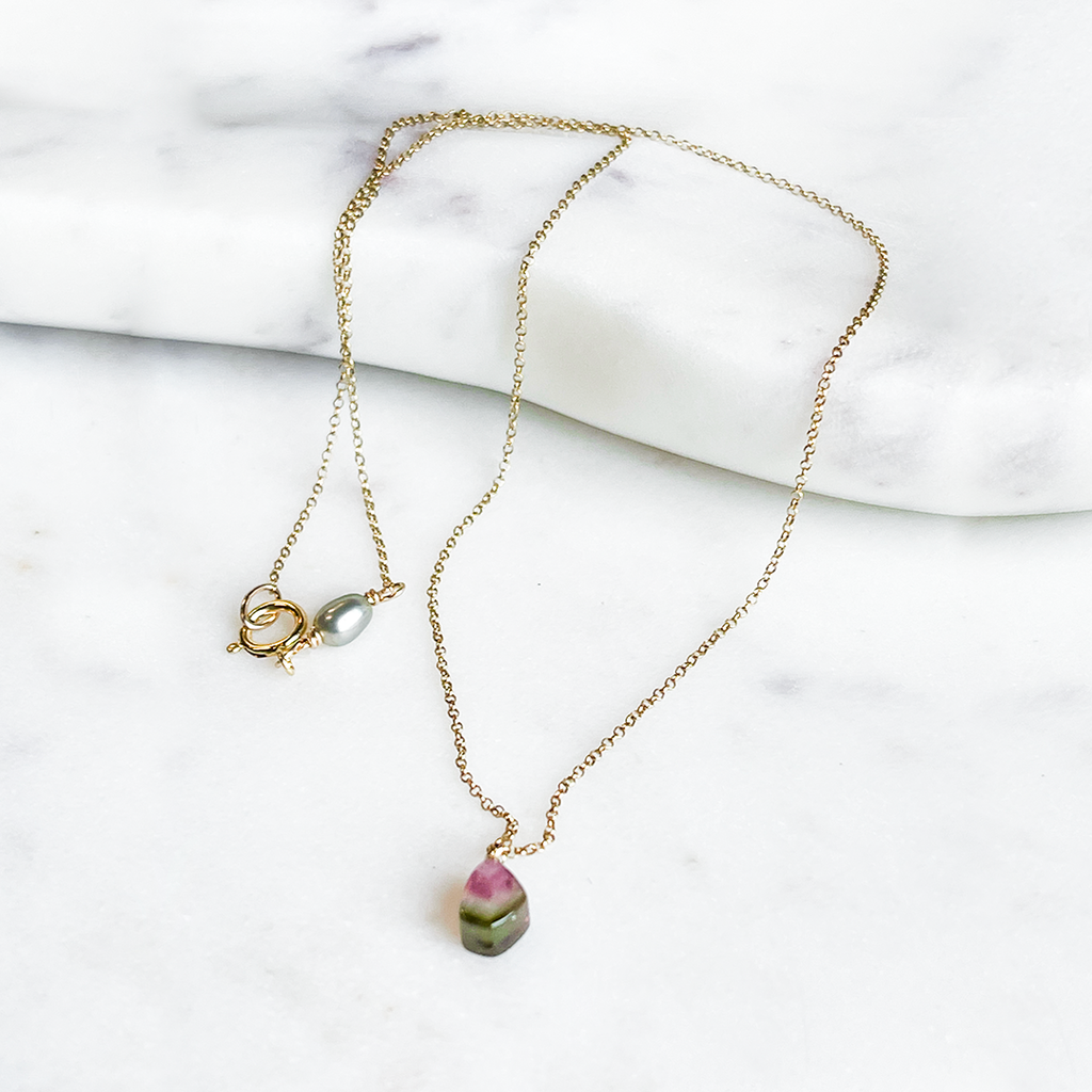 Tourmaline 'Tiny Treasure' Necklace