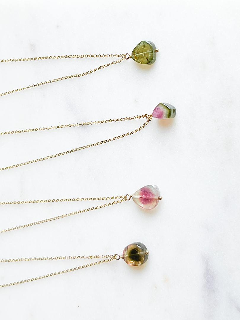 Tourmaline 'Tiny Treasure' Necklace