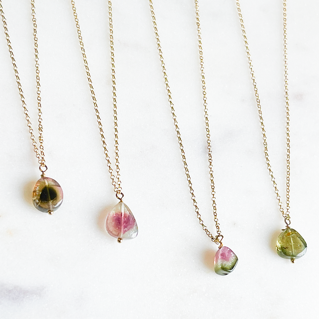 Tourmaline 'Tiny Treasure' Necklace