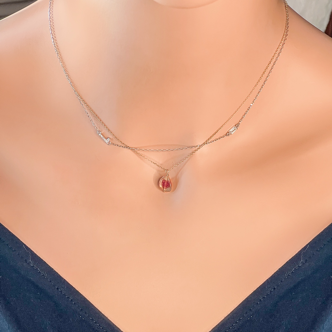 Tourmaline 'Tiny Treasure' Necklace