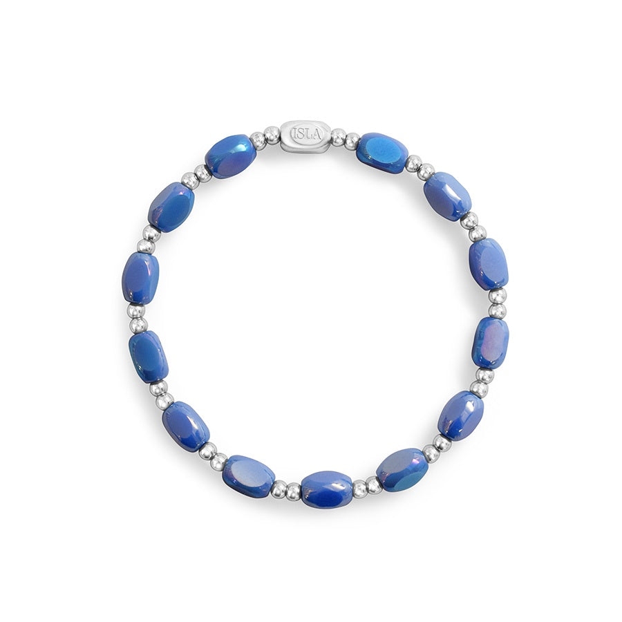 All In - Periwinkle Water Steel Bracelet