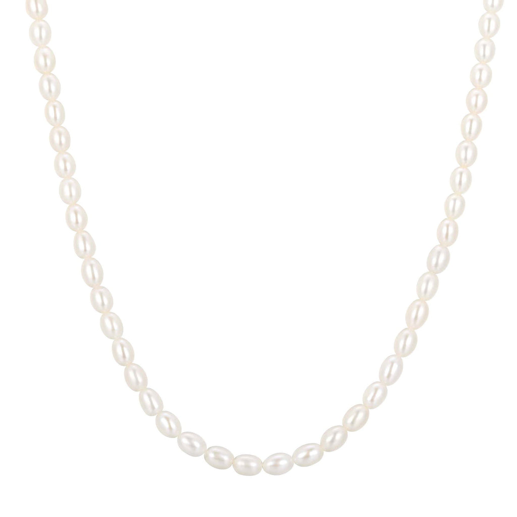 Reimaginer - Gold Shell Pearl Beaded Necklace