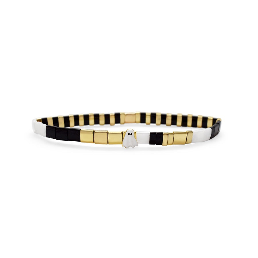 A Charming Season - BOO-TIFUL Morse Code Bracelet