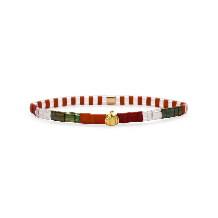 A Charming Season - Thankful Morse Code Bracelet