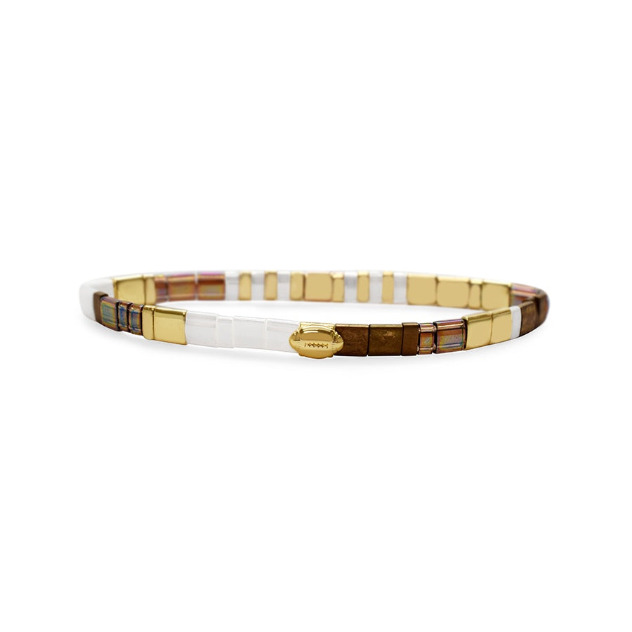 A Charming Season - Game Day Morse Code Bracelet