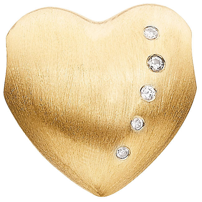 STORY by Kranz & Ziegler GP Smooth Heart Button-343877 RETIRED ONLY 1 LEFT!