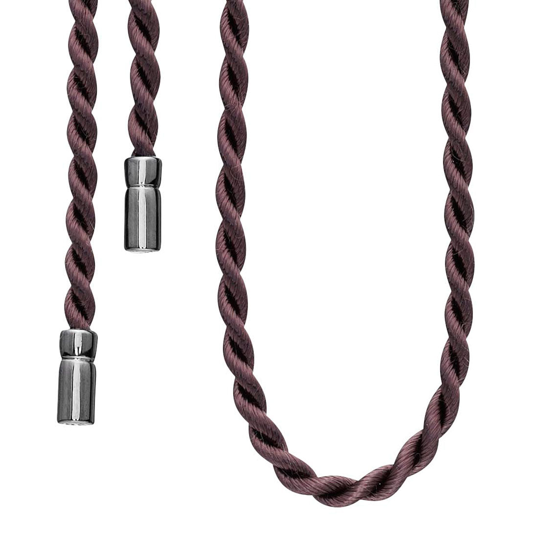 STORY by Kranz & Ziegler Brown Twist Silk Necklace