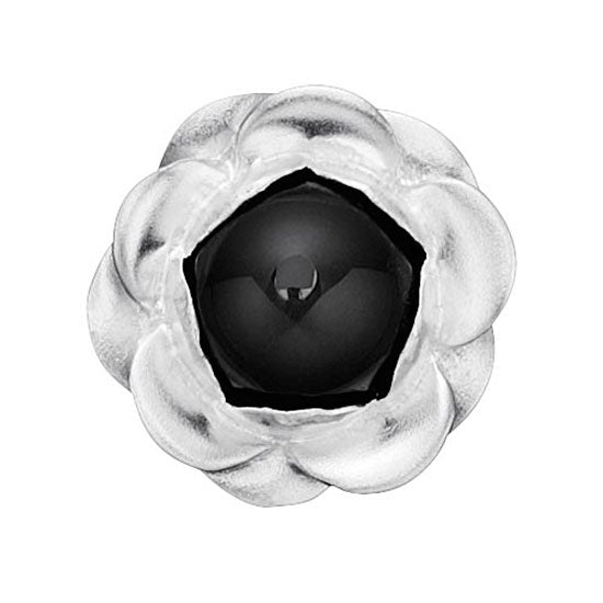 STORY by Kranz & Ziegler Sterling Silver with Onyx Button-340615 RETIRED ONLY 3 LEFT!